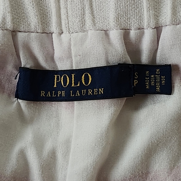 POLO Ralph Lauren Striped Red and White Women's Cotton Shorts Size Petite Small - Picture 4 of 14